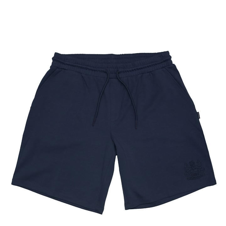 Aquascutum Men's Blue Fleece Jogger Shorts in Size XL, Sports Direct