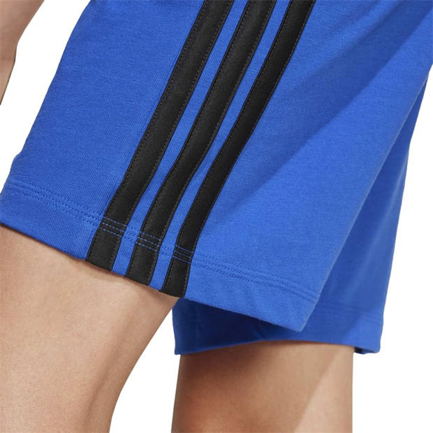 team royal bl - adidas - Essentials 3 Stripe Jersey Short Juniors