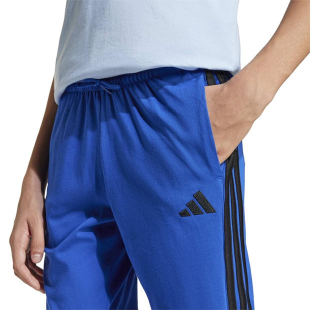 team royal bl - adidas - Essentials 3 Stripe Jersey Short Juniors