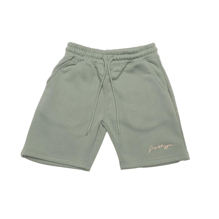 Hype  Kids Green ' Oversized Jersey Jogger Shorts in Size 13 Years, Sports Direct