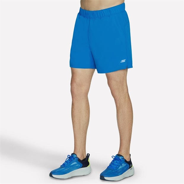 Blue/Green - Skechers - Skechers Performance Mesh 8 Short Gym Mens