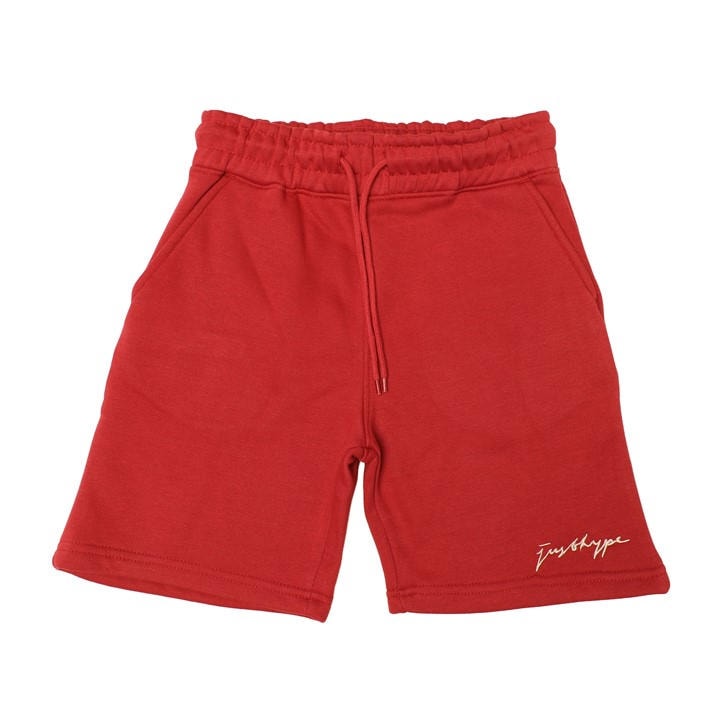 Hype  Kids Red ' Jersey Jogger Shorts in Size 11 - 12 Years, Sports Direct