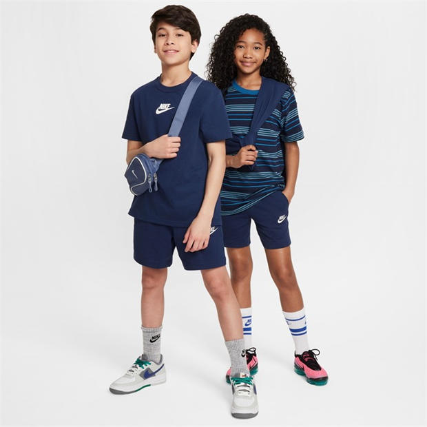 Midnight Navy - Nike - Sportswear Jersey Shorts Junior Boys