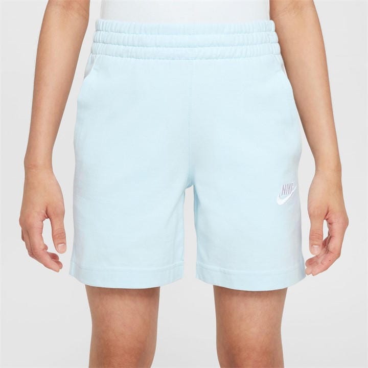 Nike Boys Blue Sportswear Jersey Shorts  in Size 9 - 10 Years, Sports Direct