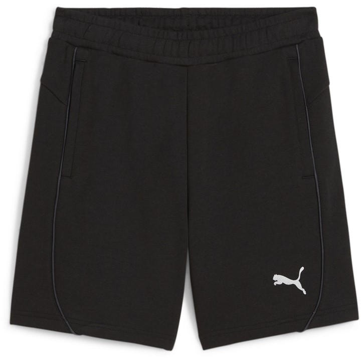 Puma Boys Black Jersey Jogger Shorts in Size 7 - 8 Years, Sports Direct