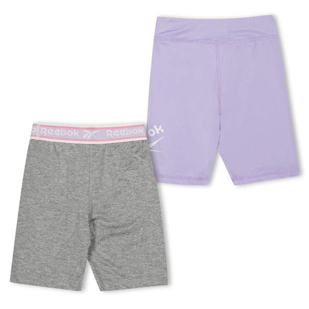 Lavender - Reebok - Kids' Jersey Jogger Shorts