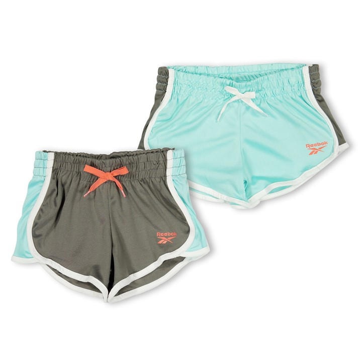 Reebok Girls Blue Kids' Blckd Jogger Jersey Shorts in Size S, Sports Direct