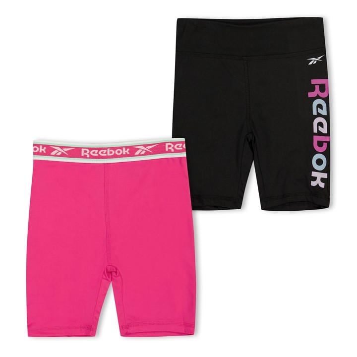 Reebok Girls Purple Kids' Jersey Jogger Shorts in Size L, Sports Direct