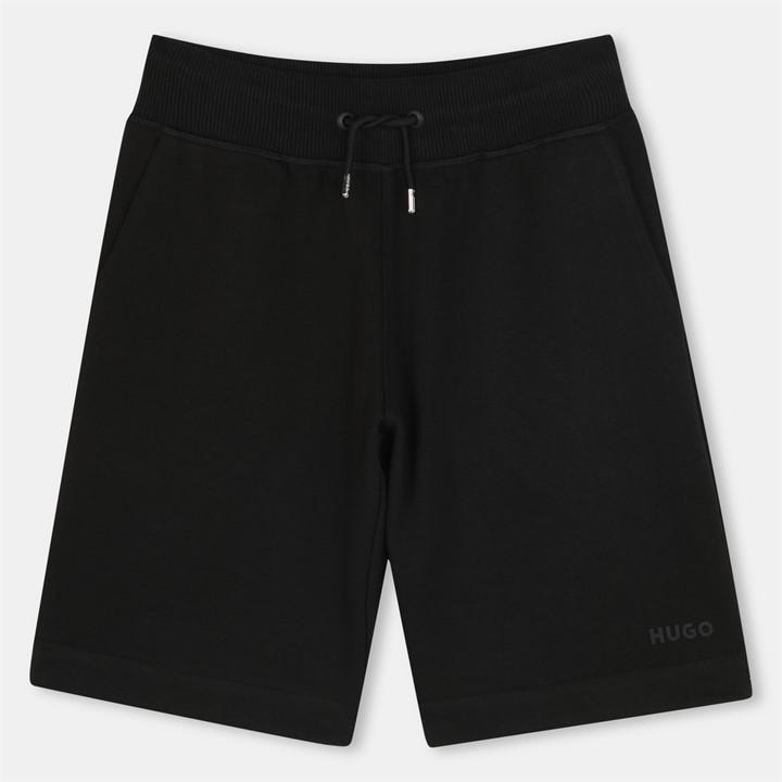 Hugo Boys Black Kids' 'S Fleece Jogger Shorts in Size 5 - 6 Years, Sports Direct