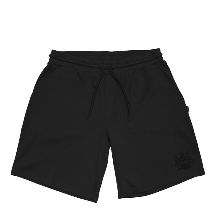 Aquascutum Men's Black Fleece Jogger Shorts in Size M, Sports Direct
