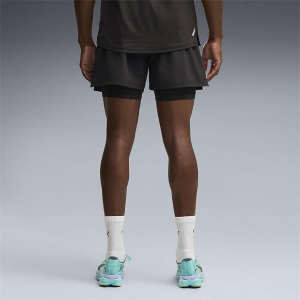 Black - Puma - Men's Hyrox 2-in-1 Performance Shorts