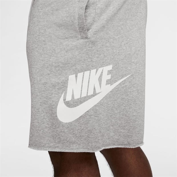 Grey/Grey - Nike - Men's Club Alum Jersey Jogger Shorts