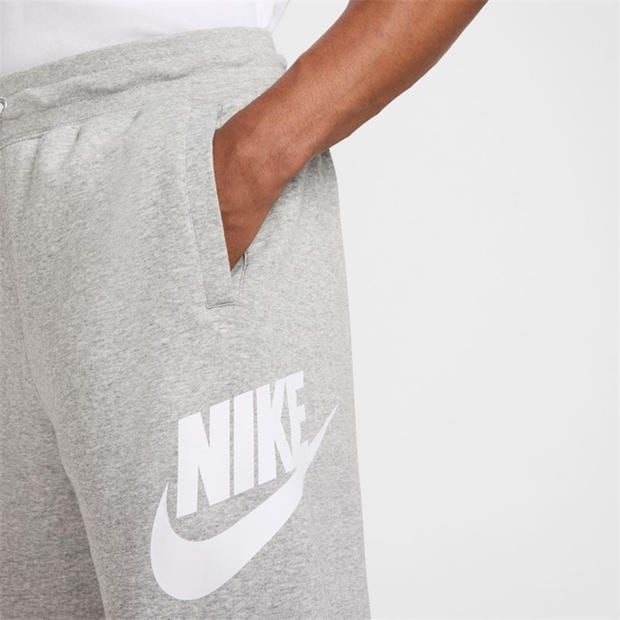 Grey/Grey - Nike - Men's Club Alum Jersey Jogger Shorts