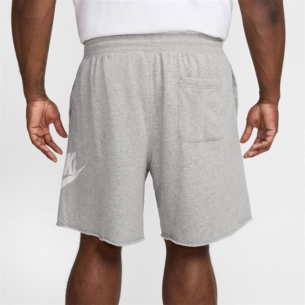 Grey/Grey - Nike - Men's Club Alum Jersey Jogger Shorts