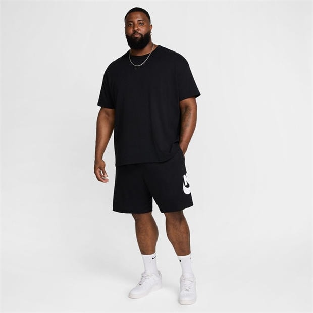 Black/White - Nike - Men's Club Alum Jersey Jogger Shorts