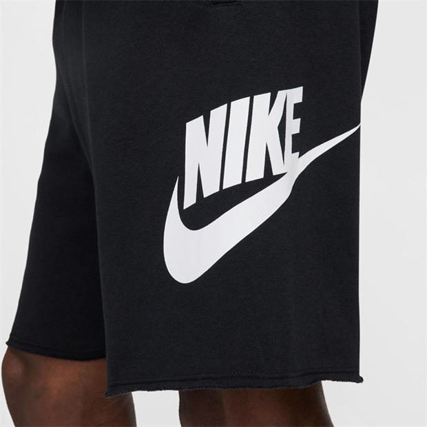 Black/White - Nike - Men's Club Alum Jersey Jogger Shorts