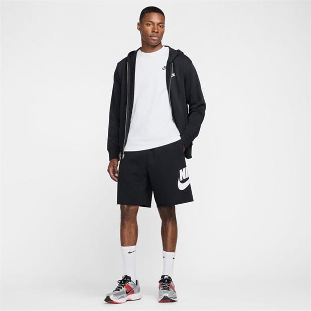 Black/White - Nike - Men's Club Alum Jersey Jogger Shorts