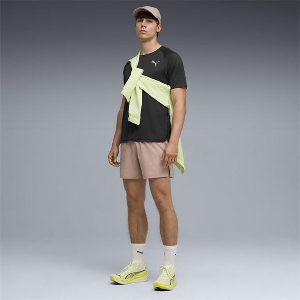 Sandstone - Puma - Men's Dreamrun 5in Drycell Performance Gym Shorts