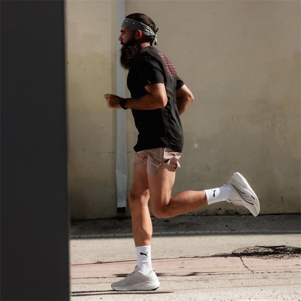 Sandstone - Puma - Men's Dreamrun 5in Drycell Performance Gym Shorts