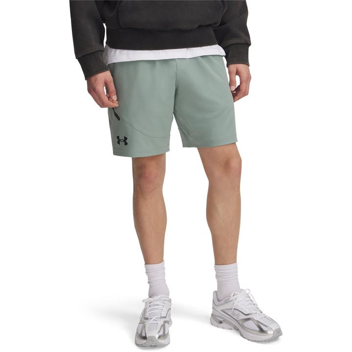 Under Armour Men's Green Unstoppable Performance Gym Shorts in Size L, Sports Direct