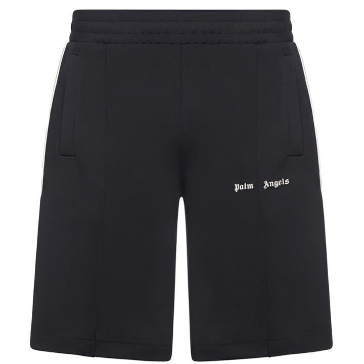 Palm Angels Men's Black Classic Logo Track Fleece Jogger Shorts in Size XL, Sports Direct