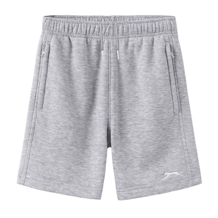 Slazenger Boys Grey Fleece Short  in Size 9 - 10 Years, Sports Direct