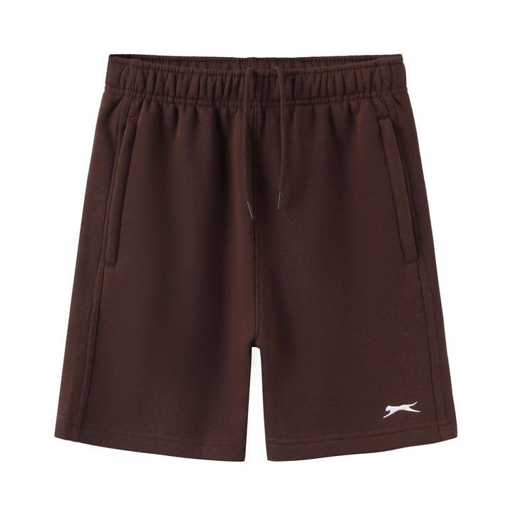 Slazenger Boys Brown Fleece Short  in Size 11 - 12 Years, Sports Direct