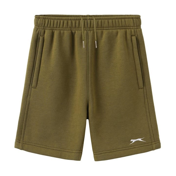 Slazenger Boys Green Fleece Short  in Size 13 Years, Sports Direct