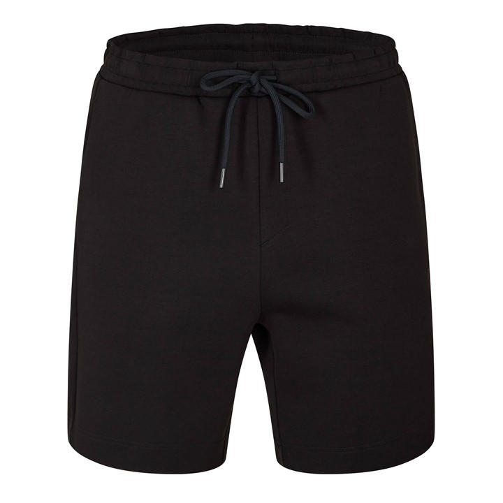 Boss Men's Black Green Soft Fleece Drawstring Shorts in Size L, Sports Direct