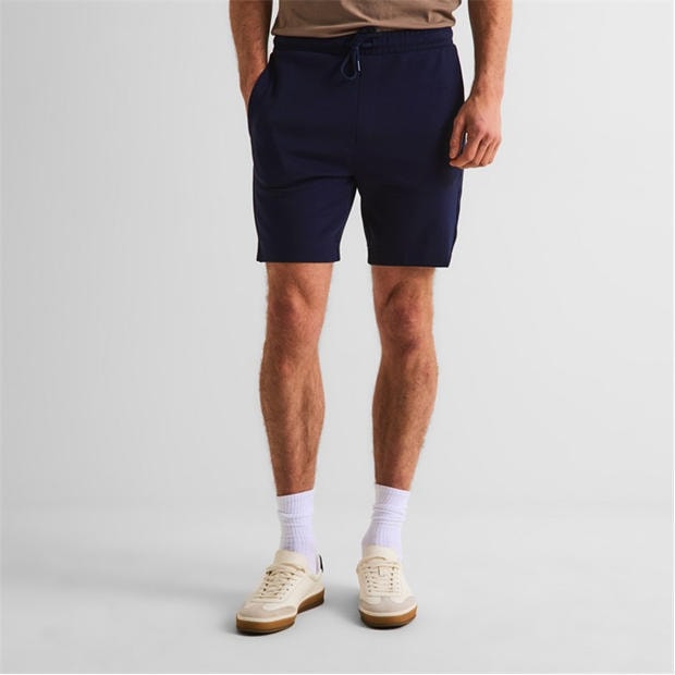 Navy 402 - Boss - Mens BOSS GREEN Soft Fleece Drawstring Shorts