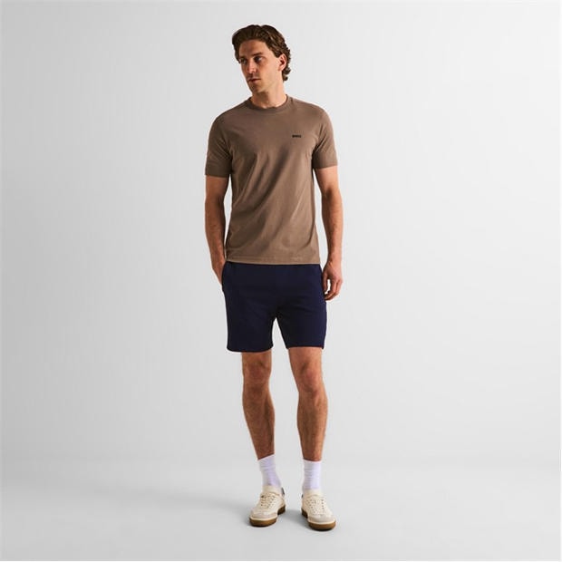 Navy 402 - Boss - Mens BOSS GREEN Soft Fleece Drawstring Shorts