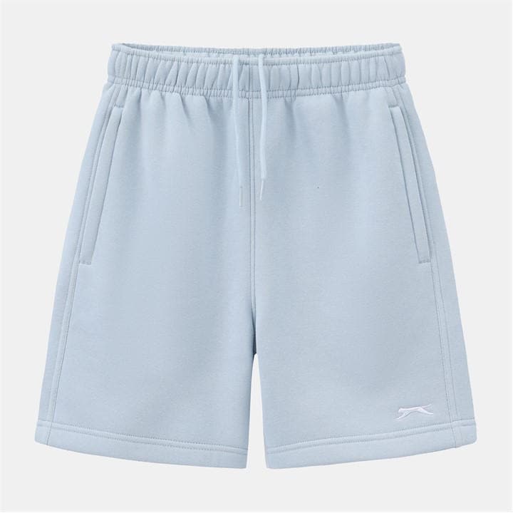 Slazenger Boys Blue Kids Fleece Jogger Shorts in Size 7 - 8 Years, Sports Direct