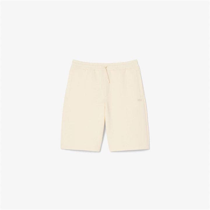 Lacoste Men's Cream Fleece Jogger Shorts in Size XL, Sports Direct