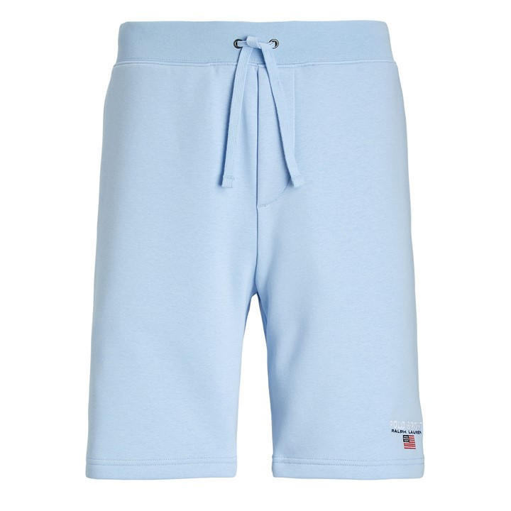 Polo Sport By Ralph Lauren Men's Blue Fleece Drawstring Jogger Shorts in Size 2XL, Sports Direct
