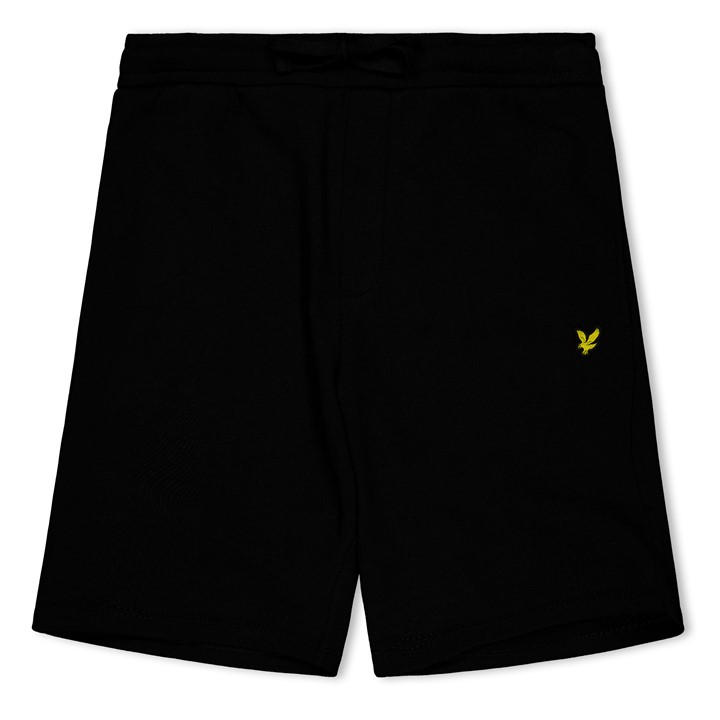 Lyle And Scott Boys Black Kids' Fleece Jogger Shorts, Sports Direct