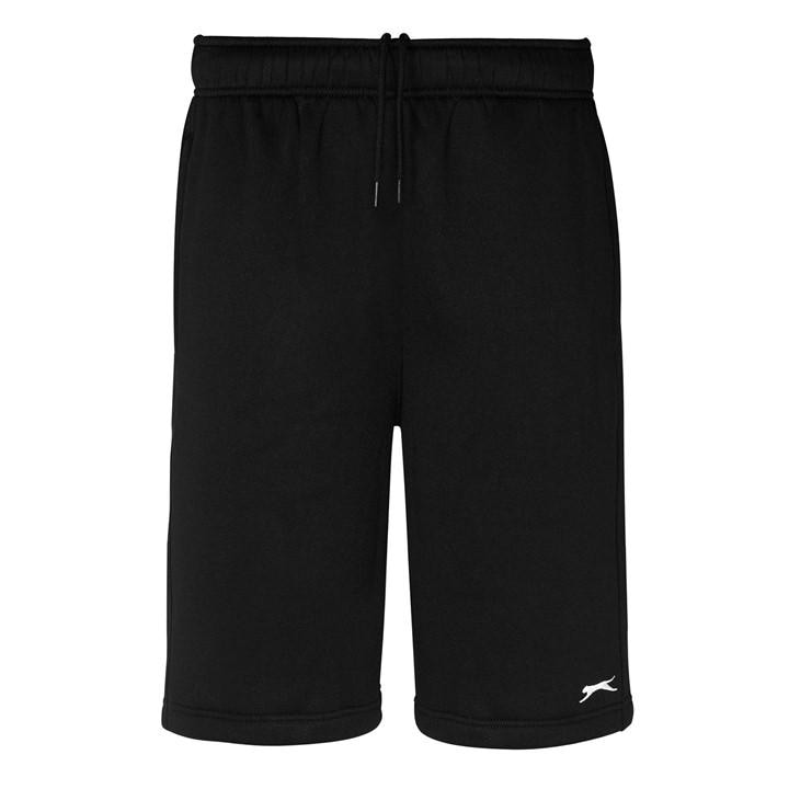 Slazenger Men's Black Fleece Shorts in Size 4XL, Sports Direct