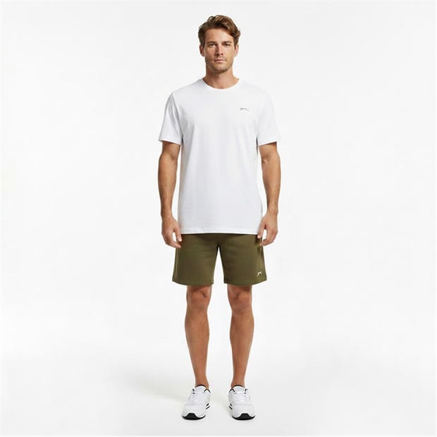 Хаки - Slazenger - Fleece Shorts Mens