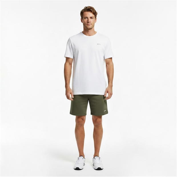 Khaki - Slazenger - Fleece Shorts Mens