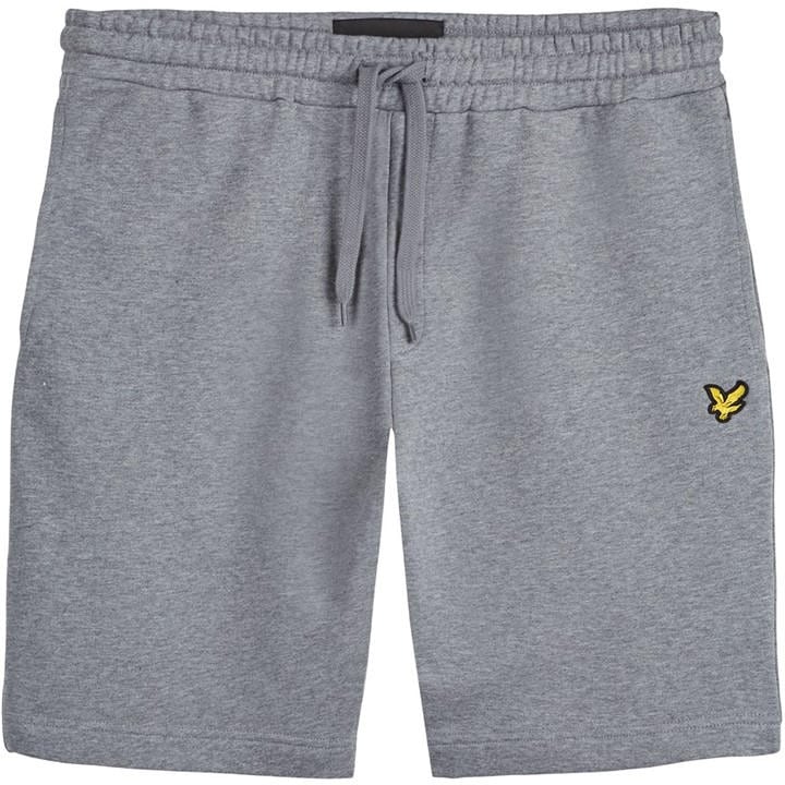 Lyle And Scott Men' Grey Fleece Shorts in Size S, Sports Direct