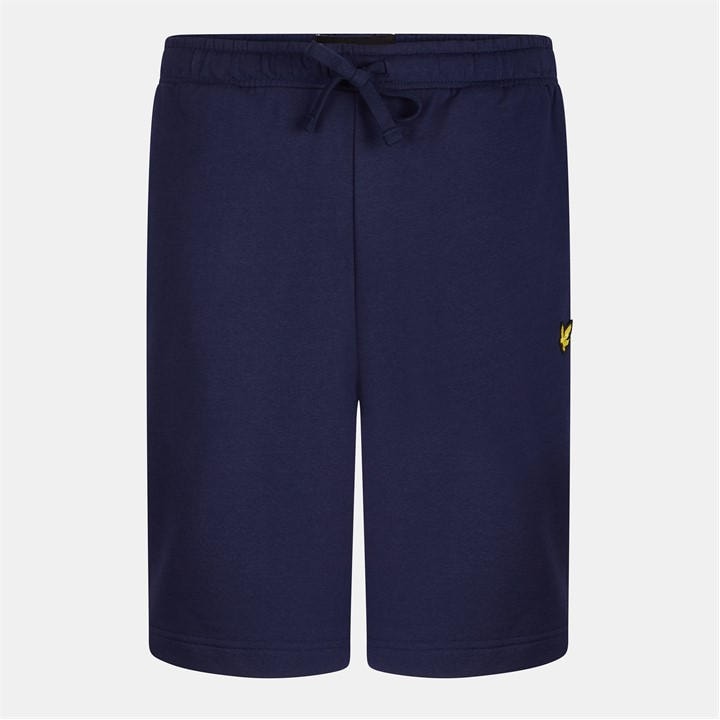 Lyle And Scott Men' Blue Fleece Shorts in Size S, Sports Direct