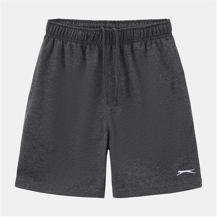 Slazenger Boys Grey Kids' Cotton Jersey Jogger Shorts in Size 13 Years, Sports Direct