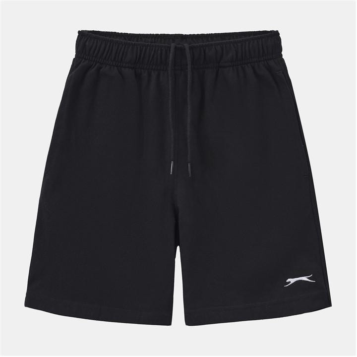 Slazenger Boys Black Kids' Cotton Jersey Jogger Shorts in Size 13 Years, Sports Direct