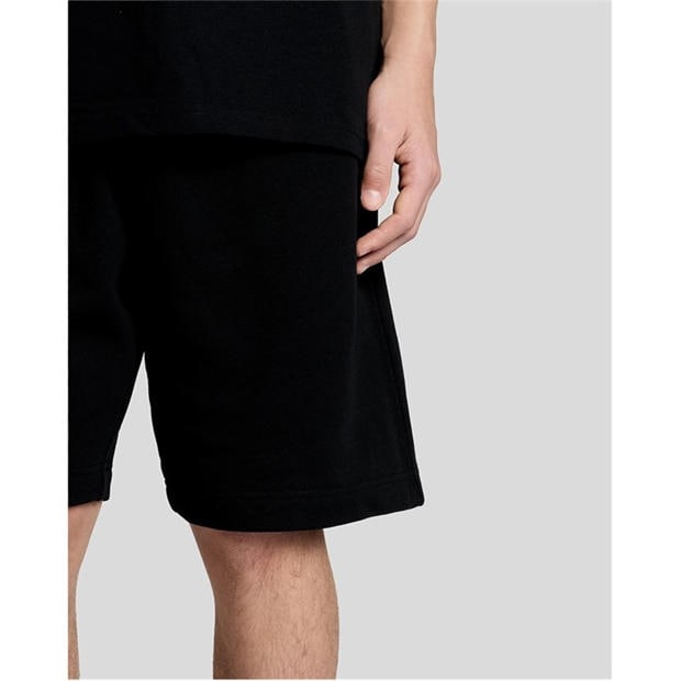 Black - Lyle and Scott - Lyle & Scott Kids Cotton Sweatshort