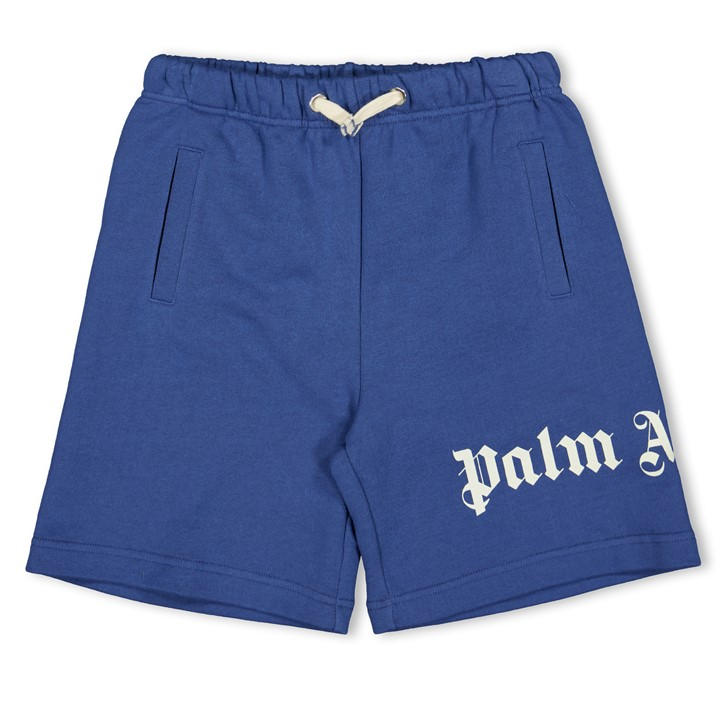Palm Angels Boys Blue Palm Logo Shorts Jn61 in Size 8 - 9 Years, Sports Direct