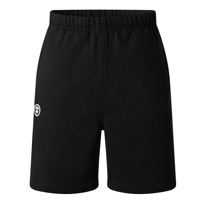Aape Men' Black Fleece Jogger Shorts in Size S, Sports Direct