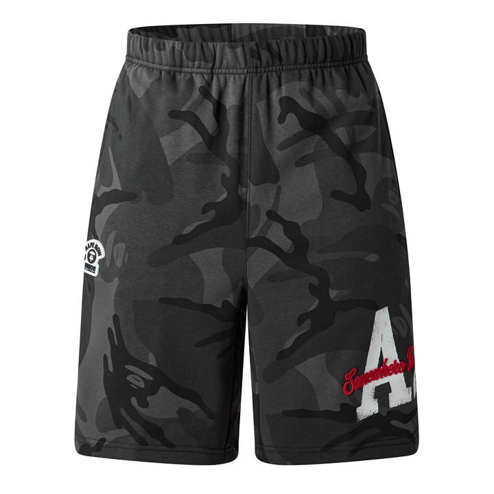 Aape Men' Black Fleece Jogger Shorts in Size S, Sports Direct