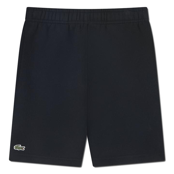 Lacoste Boys Black ' Fleece Jogger Shorts in Size 9 - 10 Years, Sports Direct