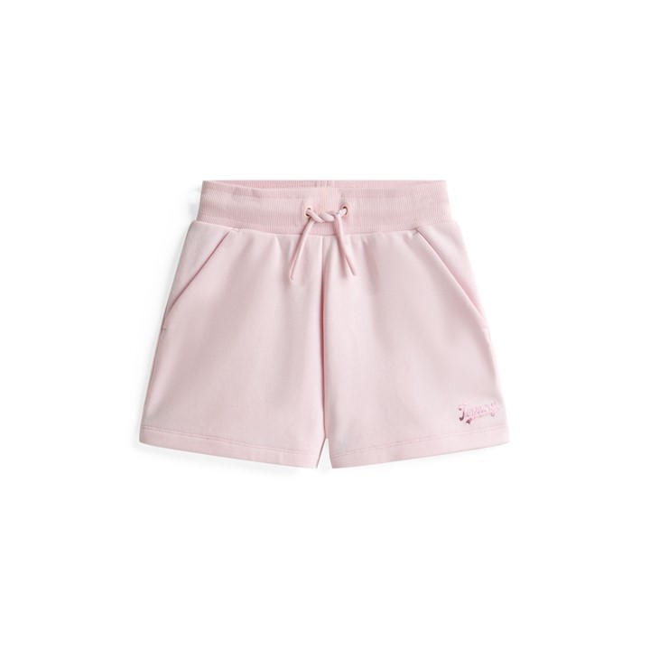 Tommy Hilfiger Girls Pink Kids' Fleece Jogger Shorts in Size 14 - 16 Years, Sports Direct