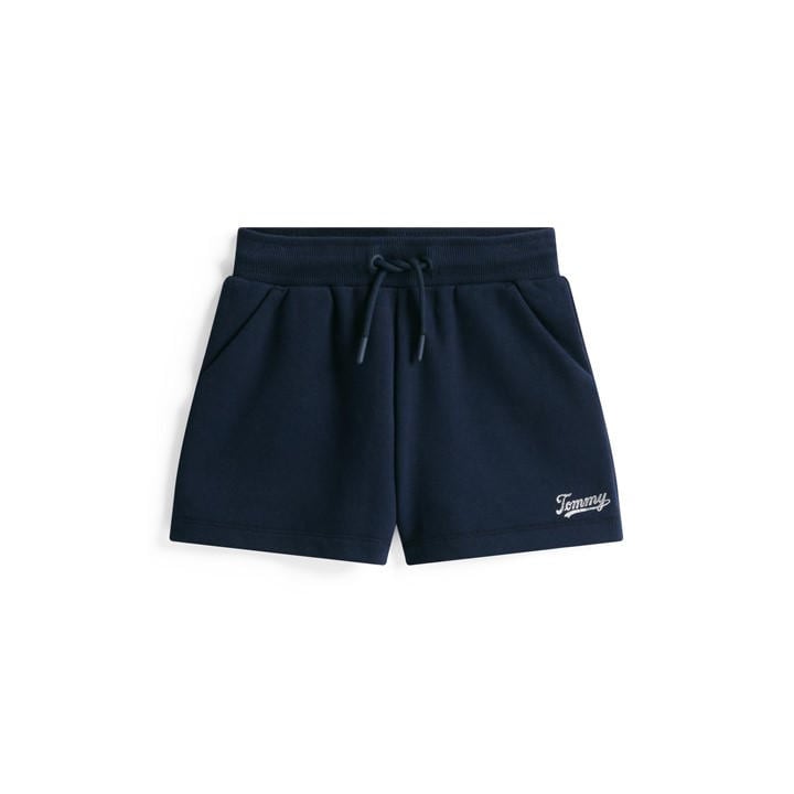 Tommy Hilfiger Girls Blue Kids' Fleece Jogger Shorts in Size 14 - 16 Years, Sports Direct