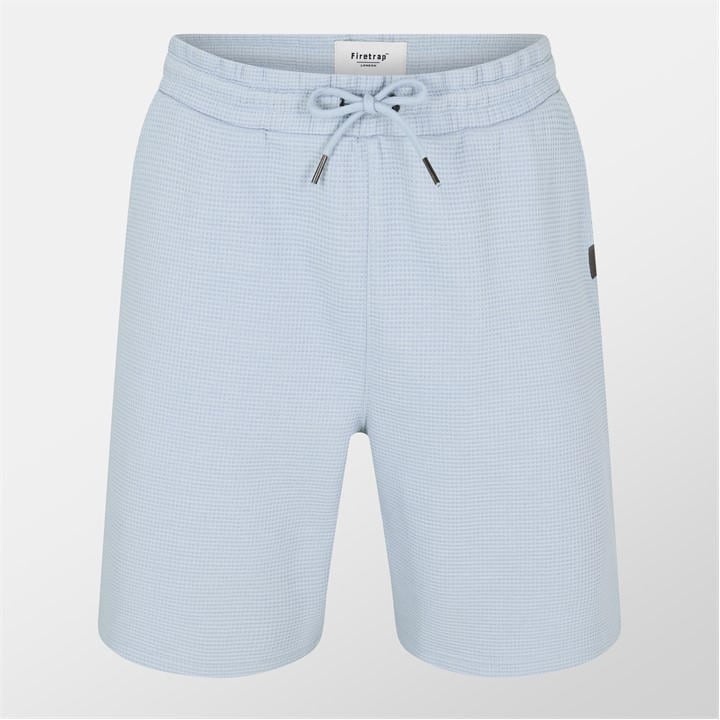 Firetrap Men's Blue Waffle Fleece Jogger Shorts in Size 2XL, Sports Direct
